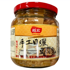 龍宏 手工日曬甜酒豆腐乳 中, 650g, 1罐