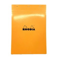 RHODIA N.18 A4橘色上翻筆記本 方格內頁, 18200C, 1本