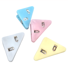 KOKUYO 國譽 Pastel Cookie三角夾, 52 x 29 x 19mm, 4個, 1組