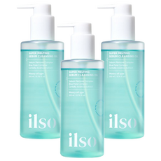 ilso 深層毛孔淨化卸妝油 保濕不緊繃, 3瓶, 200ml