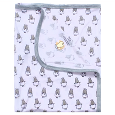 抱抱羊 小羊樂園單層被毯 100 x 80cm 0~36個月, 粉色