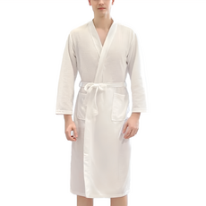 ROYALLIN 蘿林嚴選 華夫格高質感浴袍 睡衣 400g, 白色, 1件