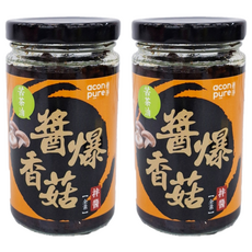 連淨 苦茶油醬爆香菇拌醬, 全素, 210g, 2罐