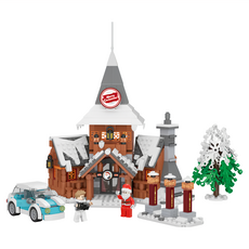 LoZ 積木 聖誕老人村 3歲以上, NO.2195 辦公室, 1盒