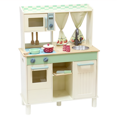 mentari 南法鄉村廚房組 MT-3022 兒童角色扮演玩具, 廚房 米白色, 59 x 28 x 82.3cm, 1組