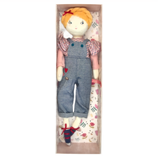 Moulin Roty 巴黎女孩伊格蘭汀娃娃禮盒 棉質布藝娃娃 多色, 巴黎女孩 多色, 1盒