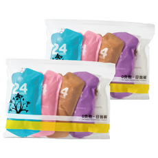 BADIGAO 巴迪高 一次性內褲 Set 5件, EO滅菌, 高彈褲頭, 吸汗透氣, 2XL, 莫蘭迪, 2包