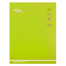 DaTaBanK 三田文具 A3 小4孔加減乘除資料夾 44*34.5*3cm 聚丙烯(P.P), 綠色, 1本