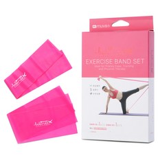 muva 瑜珈美舒展彈力組 適合全身性體態伸展 高延展性 超彈力 天然乳膠材質, 彈力環(90 x 7.5 x 0.035cm) + 彈力帶(120 x 15 x 0.035cm), 螢粉羽量級, 1組