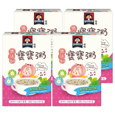 QUAKER 桂格 無添加寶寶粥 5個月以上 4入, 豬肉鮮蔬, 600g, 4盒