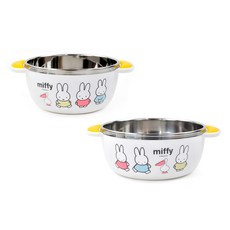 米菲 防滑不鏽鋼飯碗湯碗組, 1套, 混合色, 飯碗 + 湯碗