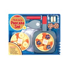 Melissa&Doug 瑪莉莎 玩食趣 鬆餅料理鍋具組, 多色