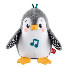 fisher-price 費雪 可愛搖擺小企鵝，高對比翅膀，0+適用, 23.5cm, 灰色, 1個