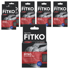 FITKO 飛客 肌力貼 運動型升級款 5cm X 5M 防水 彈性, 1捲, 6盒