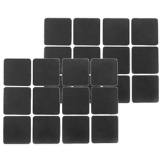 AXIS 艾克思 家具電器消音防刮EVA泡棉保護墊 方形 36入 厚約3mm, 2組