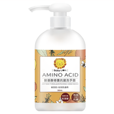 Baby Lion 獅子寶寶 胺基酸修護抗菌洗手露 350mL, 敏感肌/幼兒肌適用, 柑橘清香, 1瓶