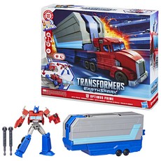 Hasbro 孩之寶 TRANSFORMERS 變形金剛 地球火種 柯博文戰鬥拖車, 多色, 1盒