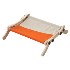 可掛可放 實木兩用貓吊床 離地設計 通風透氣, 桔灰色, 1個