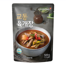 Gyodong 校洞食品 濃郁麻辣 韓式道地辣牛肉湯, 500g, 5包