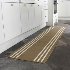 sina&somo Banda Stripe系列 長型地墊 棕色, 150 x 50cm, 1個