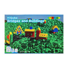 Morphun 積木 Hi-Qube 幼兒建築 110pcs, 1盒, Multicolor