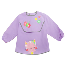 半島良品 新卡通動物罩衣畫畫衣 LK2911, 紫色