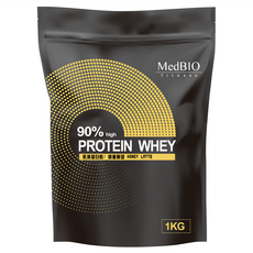 MedBIO 美百優 高效乳清蛋白飲 蜂蜜那堤, 1kg, 1袋