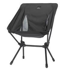MONTERRA CVT2 S 輕量蝴蝶形摺疊椅, 黑色, 1個