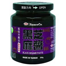 味榮 冷壓黑芝麻醬, 260g, 1入