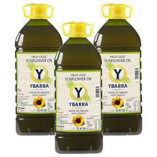 YBARRA 小清新葵花油 100%高油酸葵花籽油 西班牙產, 3L, 3桶
