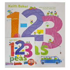 JYBooks 1-2-3 Peas，附贈由 Stanley Tucci 朗讀的 CD, Nobuyoung Seifen 1-2-3