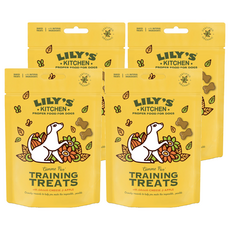 LILY'S KITCHEN 莉莉廚房 訓練餅乾 犬專用, 蘋果起司, 80g, 4包