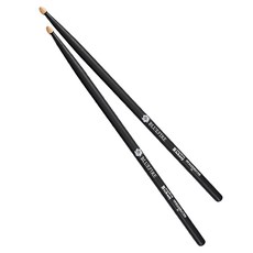 日常中的閃亮 5A 山胡桃木鼓棒, 黑色, 1個