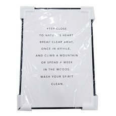 Boluo 波蘿選畫所 初心 黑色 PS環保樹脂框 油畫布 松木內框, 70 x 50cm