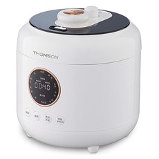 THOMSON 湯姆盛 舒肥萬用美型壓力鍋 TM-SAP01P 雲鏡白，一鍋多用，智能預約，高壓快煮, 1個, 2.8L