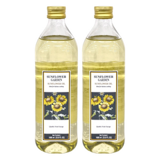 SUNFLOWER GARDEN 向日葵莊園 特級葵花油 富含維他命E 耐高溫且低油煙, 1L, 2瓶