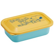 Skater Snoopy 可微波附蓋兩格便當盒 580ml, 1入, 1個