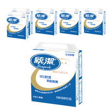 統潔 特級棉柔抽取式衛生紙 2層 130張, 6袋, 8包