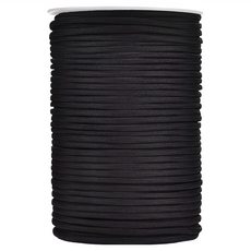 ISE MOUNT 小島嶼山 550軍規9芯傘繩, 黑色, 1個