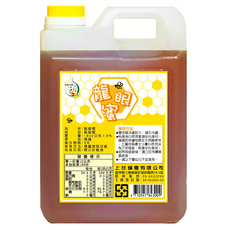 上喆蜂蜜 泰國清邁龍眼蜜, 金黃色澤 質地滑順, 1.8kg, 1桶
