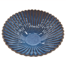 Ciao Li 僑俐餐瓷 9.75菊花喇叭碗 陶瓷碗, 藍色, 1個