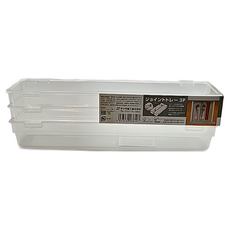 Sanada Seiko 抽屜整理盒 3入, 1組, 透明