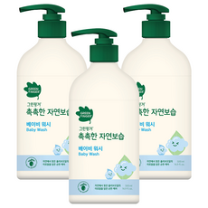 GREEN FINGER 綠手指 Baby Wash 嬰兒沐浴乳 500ml, 3瓶