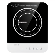 CHIMEI 奇美家電 IH變頻電磁爐, 黑晶平面玻璃, 八段火力設定, 八重安全防護, 1200W高功率, FV-12E0MT, 獨立式