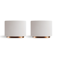 FELLOW Monty雙層陶瓷濃縮杯 3oz, 白色, 2個