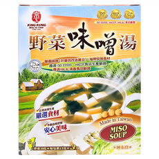 京工 野菜味噌湯 3包, 39g, 1盒