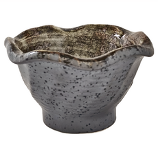 備前刷毛花4吋深缽, 棕色 + 灰色, 1個