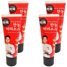 PAIK COOK 白鍾元的萬能麻辣調味醬, 120g, 4條