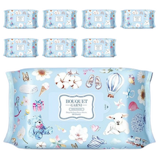 BOUQUET GARNI 香水柔軟烘衣紙 Set 80張, 嬰兒爽身粉香, 8包