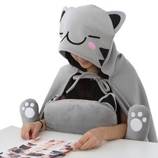 2Youngdesign 貓咪造型斗篷毯